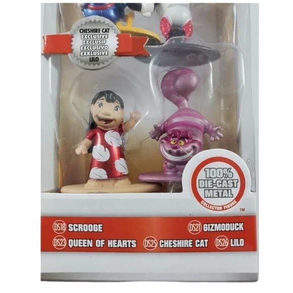 Disney 5 Pack Figure Collectors Set Die Cast Lilo Scrooge Gizmoduck Cheshire Cat - Picture 5 of 6